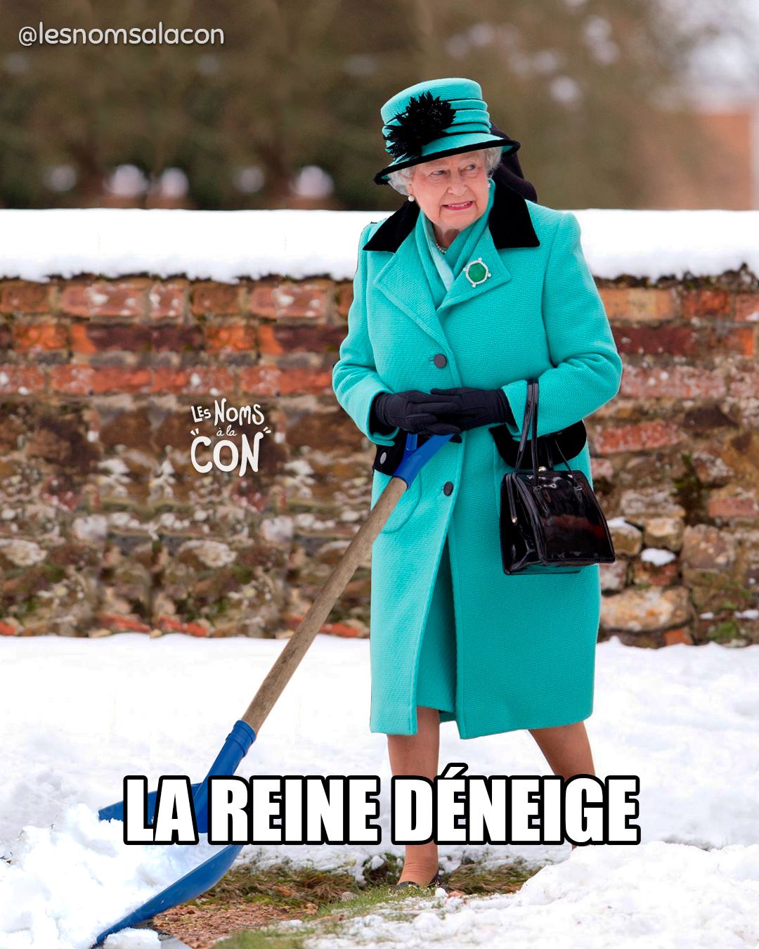 La Reine déneige